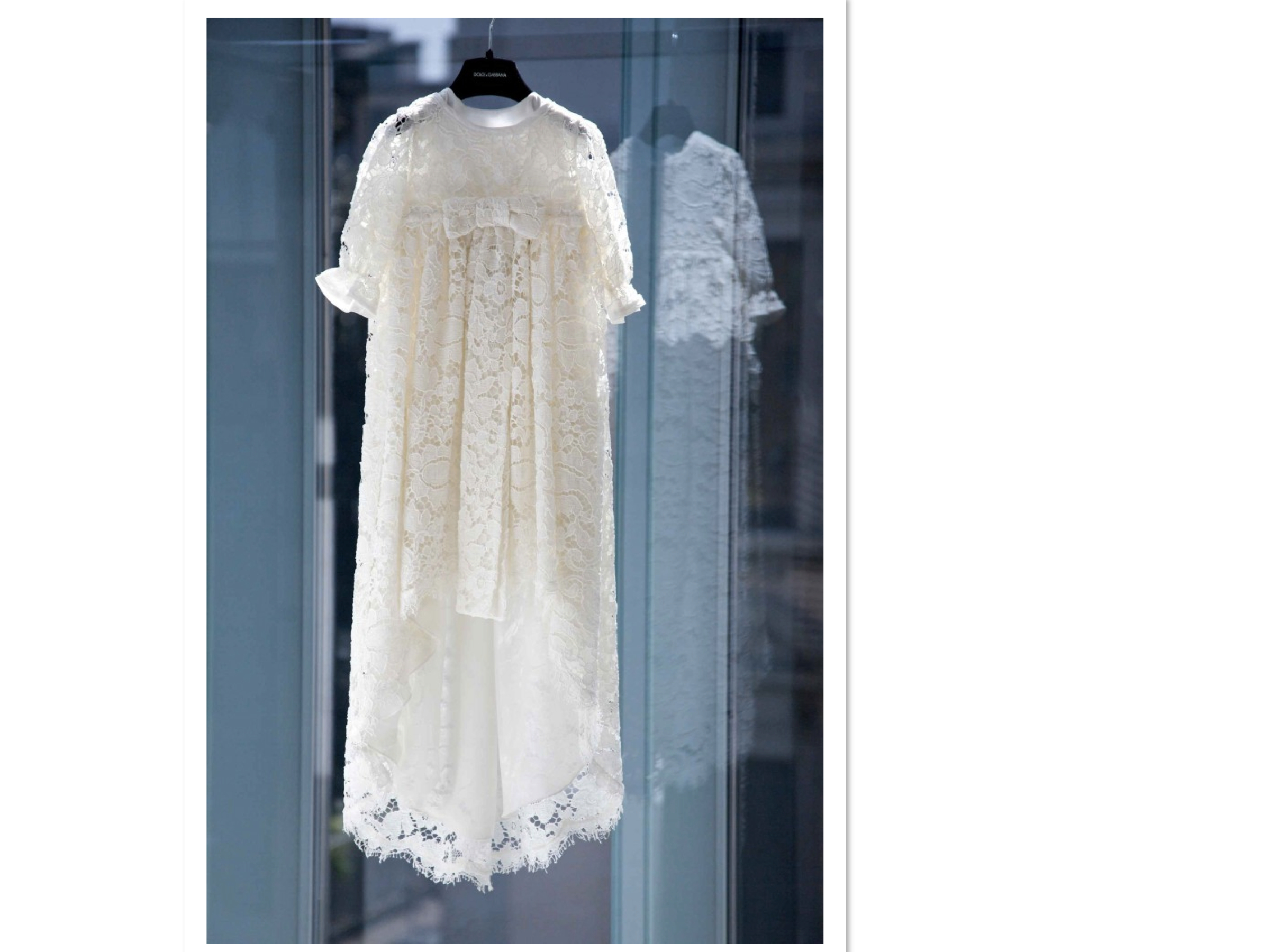 dolce and gabbana christening gown
